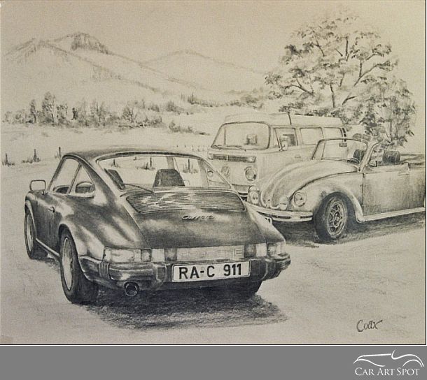 Porsche Art by David Coax