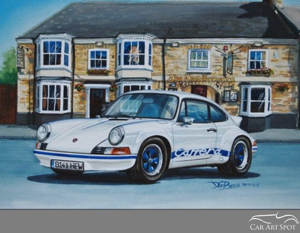 David Purvis Automotive Porsche Art