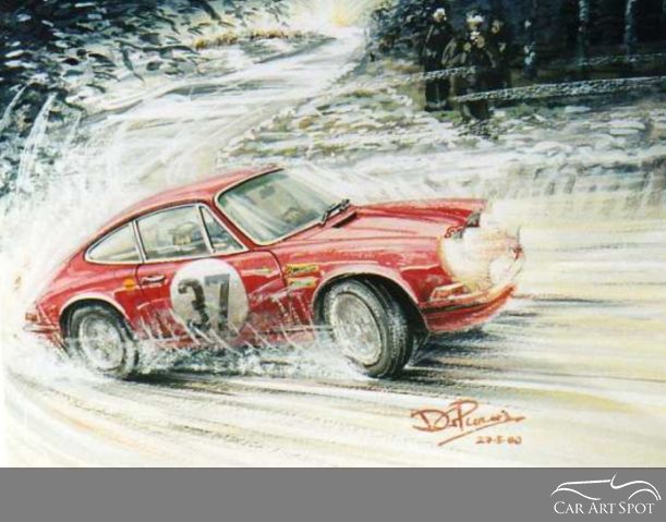 David Purvis Automotive Porsche Art