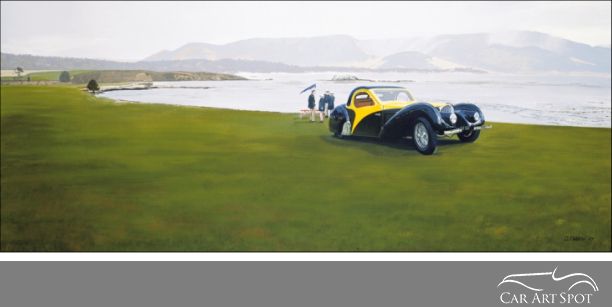 Bugatti Atlantique by Harold Cleworth