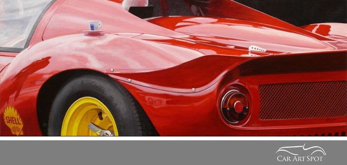 Ferrari Dino by Automotive Artist Hendrik Mueller