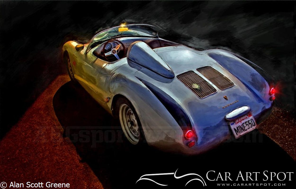 Alan Scott Greene - Mine 550 automotive art