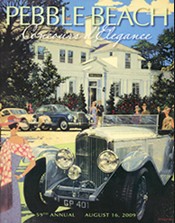 Pebble Beach Poster by AFAS Artist Barry Rowe Pebble Beach Poster by AFAS Artist Barry Rowe