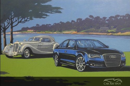 Car Art by AFAS Automotive Artist Barry Rowe