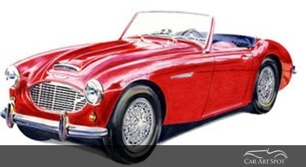 Classic Convertible Austin Healey by Brian Casey