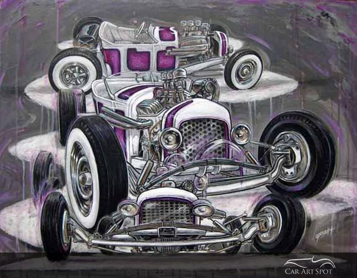 Automotive Art by Bruce Gossett