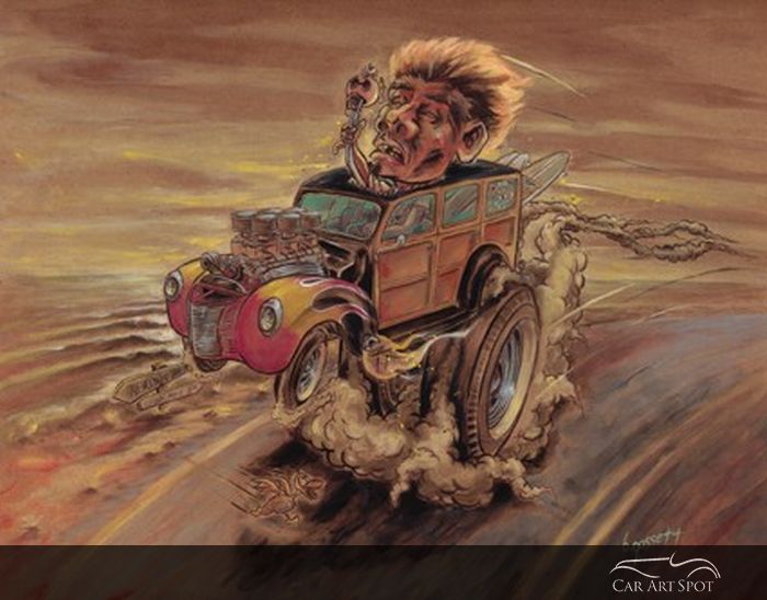 Automotive Art by Bruce Gossett