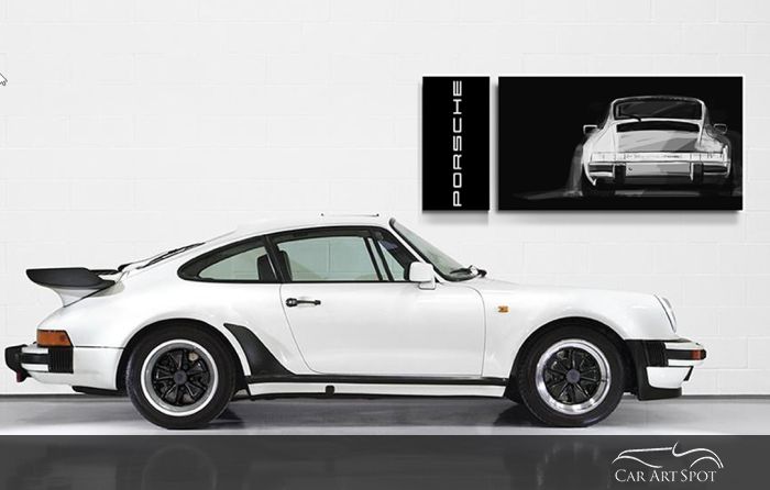 Porsche 911 car art by Niels van Roij