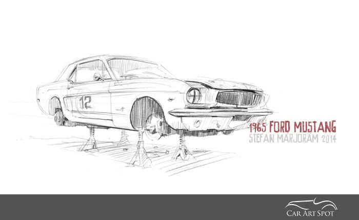 1965 Ford Mustang by Stefan Marjoram