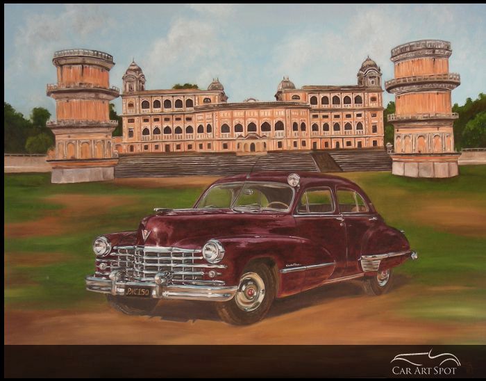 1952 Cadillac at Patiala Palace by Vidita Singh