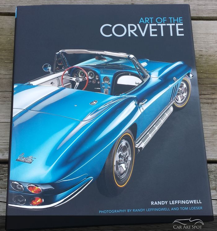 Art of Corvette by Randy Leffingwell book review by Marcel Haan of CarArtSpot Art of Corvette by Randy Leffingwell