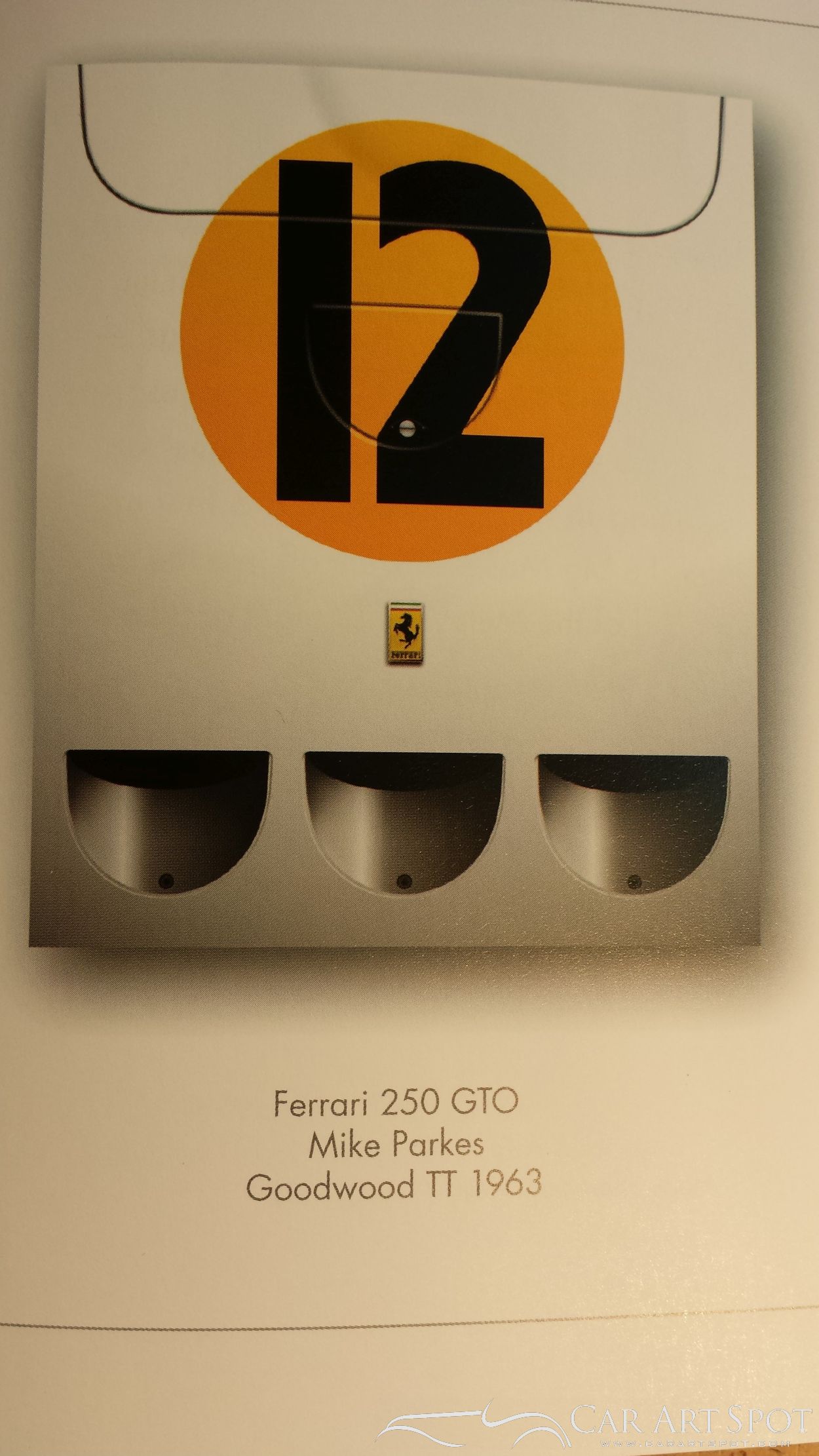 Racing Colours Ferrari 25 GTO by Simon Owen