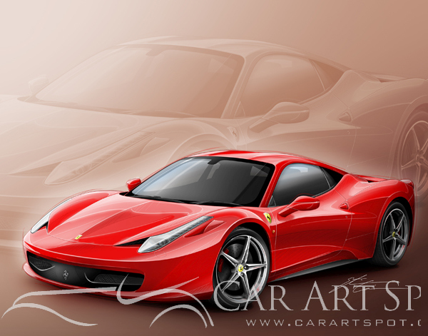 Etienne Carignan Automotive Art