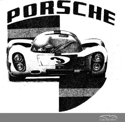 Porsche Art by Gregory Whitt