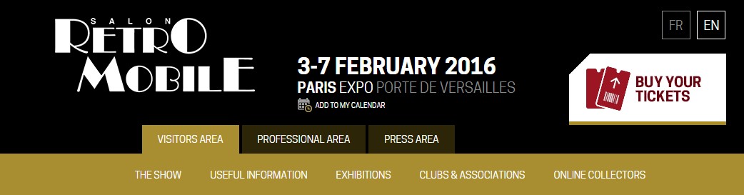 Retromobile Expo in Paris