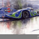 Porsche 917 painting by Yuriy Shevchuk