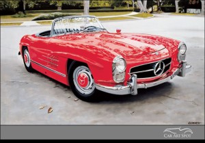 300 SL ROADSTER by Harold Cleworth