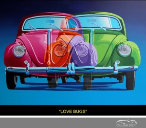 Love Bugs by automotive artist David Chapple